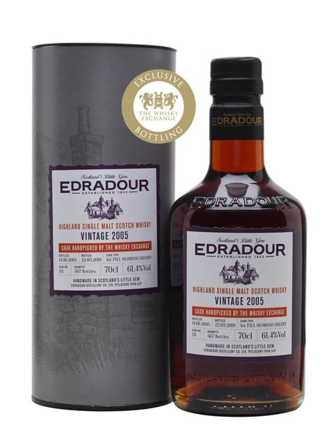 Edradour 2005 12 Year Old Sherry Cask Exclusive to The Whisky Exchange