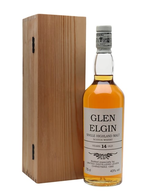 Glen Elgin 14 Year Old United Distillers Christmas 1990