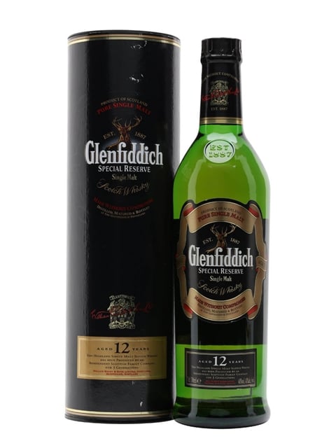 Glenfiddich 12 Years Old Special Reserve Bot.1990s