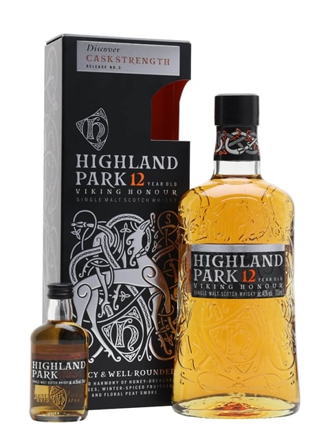 Highland Park 12 Year Old with Cask Strength Mini Gift Set