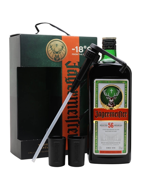 Jagermeister Magnum Bottle Party Pack with 2 Shot Cups