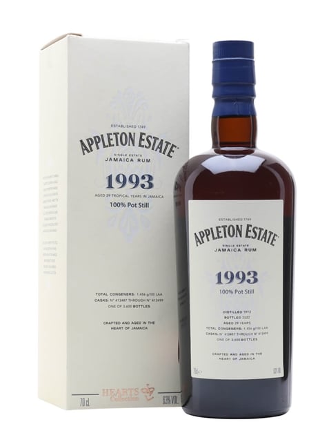 Appleton 1993 29 Year Old Hearts Collection